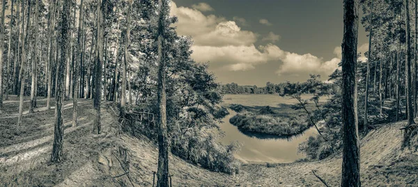 Río Grabia Centro Polonia — Foto de Stock