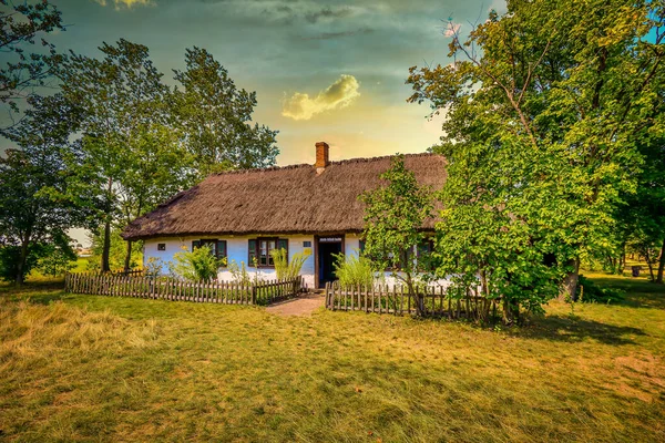 Oude Historische Landelijke Gebouwen Polen — Stockfoto