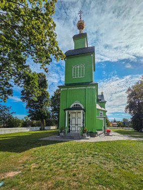 Polonya, Trzcianka 'daki Ahşap Ortodoks Kilisesi.