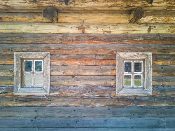 Detalle Foto Una Vieja Ventana Madera Zaporozhye Ucrania Agosto 2018 —  Fotos de Stock