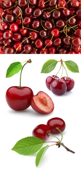 Kirschen auf weiem Hintergrund, rote, gesunde und se Kirschen. Beyaz arka planda kiraz, kırmızı, sağlıklı ve tatlı kiraz. Kiraz, meyve, yemek, kırmızı, tatlı, kiraz, taze, Kirsche, Obst, Lebensmittel, çürük, s, frisch,