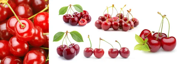 Kirschen auf weiem Hintergrund, rote, gesunde und se Kirschen. Beyaz arka planda kiraz, kırmızı, sağlıklı ve tatlı kiraz. Kiraz, meyve, yemek, kırmızı, tatlı, kiraz, taze, Kirsche, Obst, Lebensmittel, çürük, s, frisch,