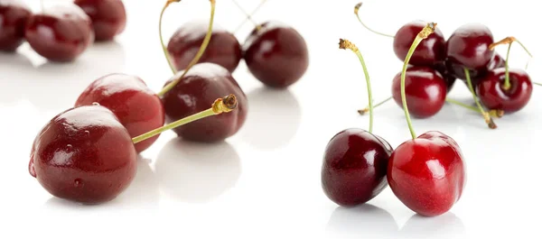 Kirschen auf weiem Hintergrund, rote, gesunde und se Kirschen. Beyaz arka planda kiraz, kırmızı, sağlıklı ve tatlı kiraz. Kiraz, meyve, yemek, kırmızı, tatlı, kiraz, taze, Kirsche, Obst, Lebensmittel, çürük, s, frisch,