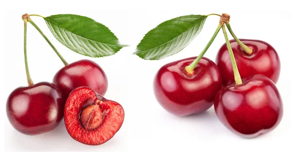 Kirschen auf weiem Hintergrund, rote, gesunde und se Kirschen. Beyaz arka planda kiraz, kırmızı, sağlıklı ve tatlı kiraz. Kiraz, meyve, yemek, kırmızı, tatlı, kiraz, taze, Kirsche, Obst, Lebensmittel, çürük, s, frisch,