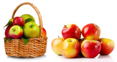 Taze meyve, beyaz arka planda elma karışımı. Frische Frchte, Apfelmischung auf weiem Hintergrund... kırmızı, yalıtılmış, elma, beyaz, meyve, sulu, taze, vejetaryen, vitamin, çürük, isoliert, apfel, wei, frucht, saftig, frisch, vejetaryen.,