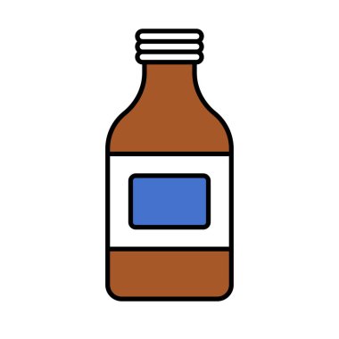 Sağlıklı enerji içeceği ikonu. Düzenlenebilir vektör.