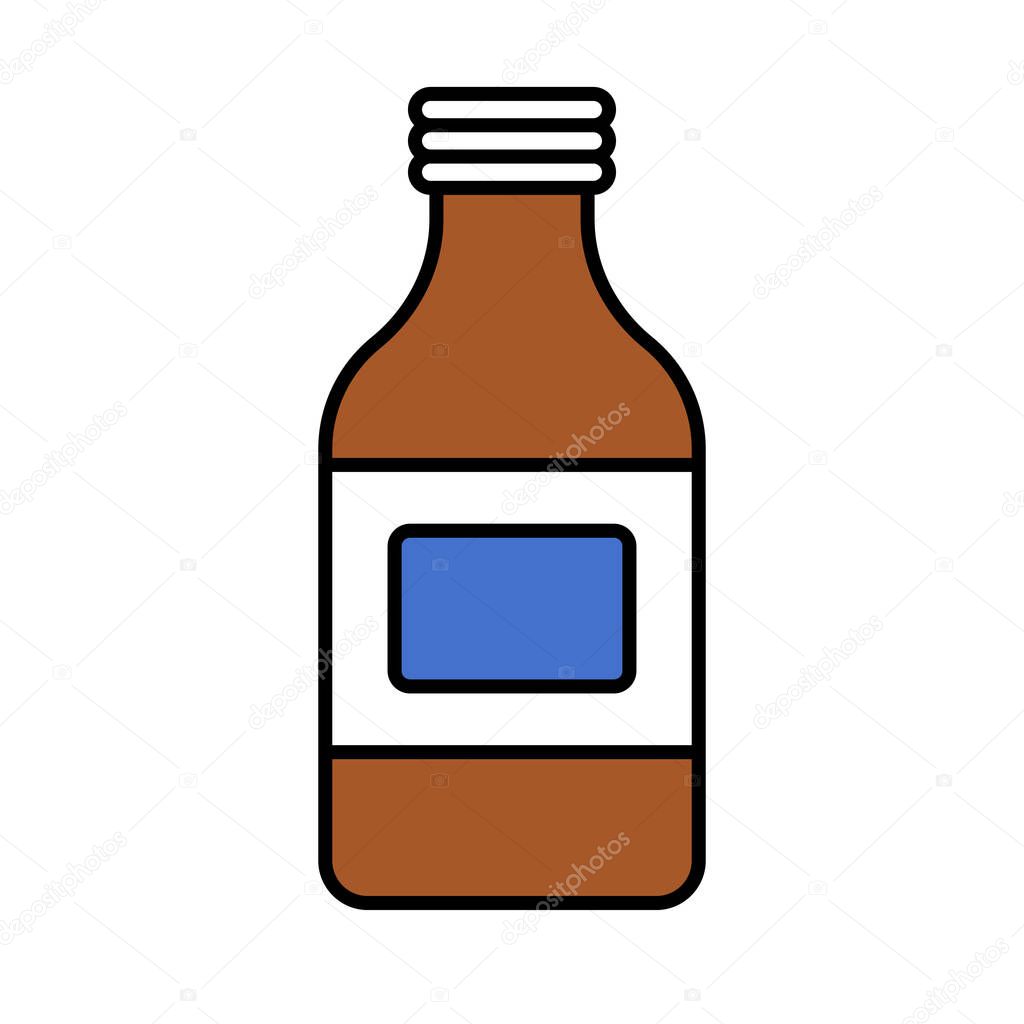 Healthy energy drink icon. Editable vector.