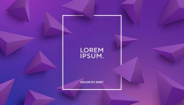 Uçan piramitler ve üçgenler ile arka plan Vectror. Yerçekimi şekil ve formları ile geometrik wallpeper.