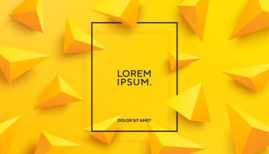 Uçan piramitler ve üçgenler ile arka plan Vectror. Yerçekimi şekil ve formları ile geometrik wallpeper.