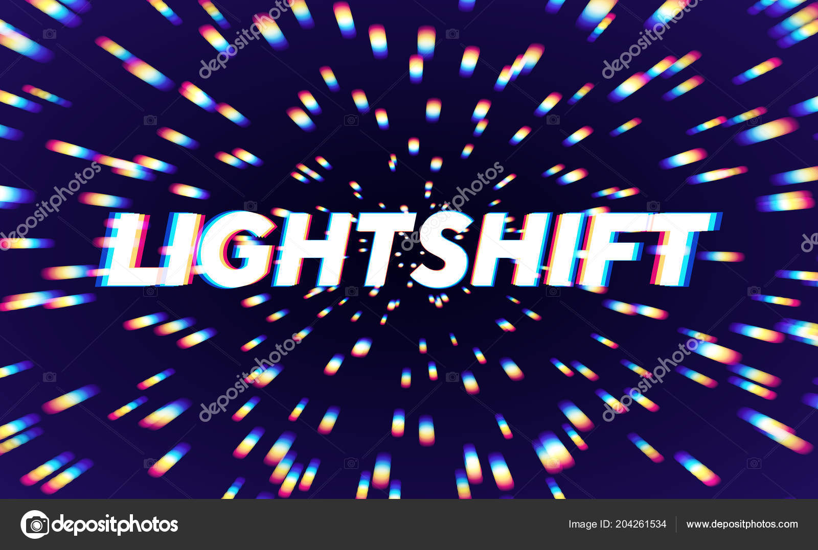 Vector Abstract Background Hyperspeed Motion Space Beautiful Rainbow ...