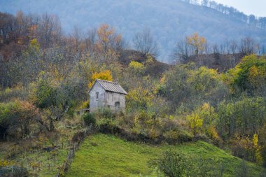 Manastır genel görünümünü karmaşık Goshavank, Ermenistan.