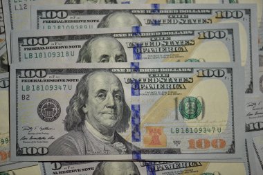 arka plan için yüz dolar faturaları