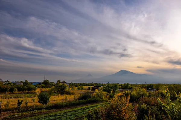 Blick Auf Mout Ararat Aus Armenien — Stockfoto