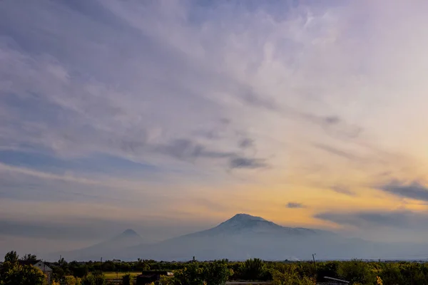 Blick Auf Mout Ararat Aus Armenien — Stockfoto