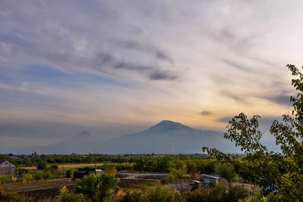 Blick Auf Mout Ararat Aus Armenien — Stockfoto