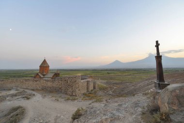 Eski manastır Khor Virap Ermenistan'da