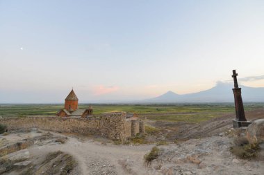 Eski manastır Khor Virap Ermenistan'da