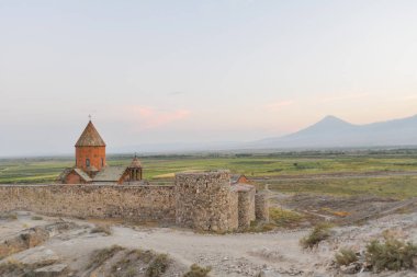 Eski manastır Khor Virap Ermenistan'da