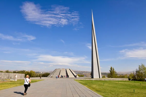 Armenian Genocide Memorial Monument Yerevan — Stock Photo, Image