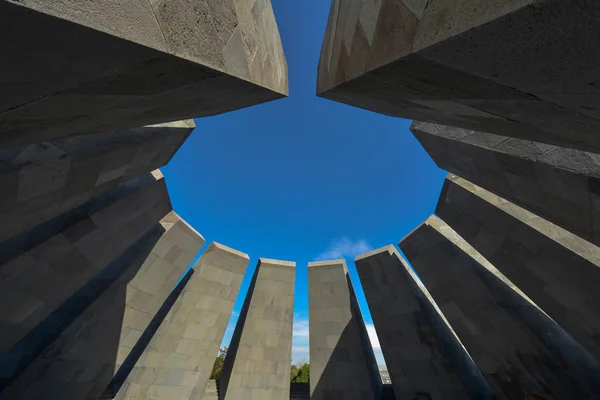 Monumento Commemorativo Genocidio Armeno Erevan — Foto Stock