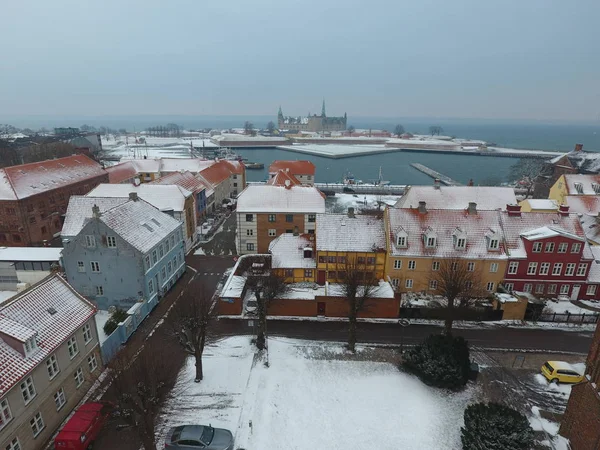 Helsingor City Kronborg Castle Denmark — стоковое фото