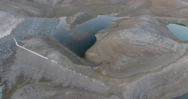 Paisagens Únicas Reservatório Azat Armênia — Vídeo de Stock