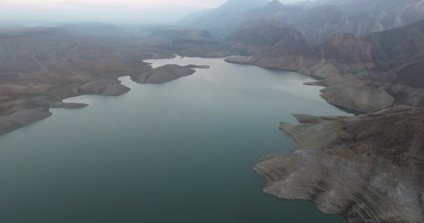 Lanskap Yang Unik Reservoir Azat Armenia — Stok Video