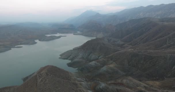 Paisagens Únicas Reservatório Azat Armênia — Vídeo de Stock