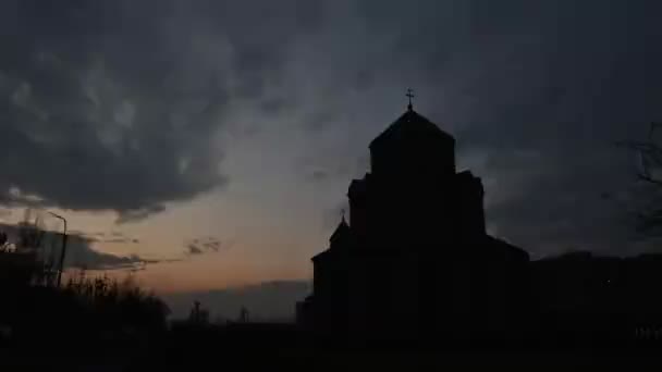 Iglesia Santísima Trinidad Ereván Armenia — Vídeo de stock