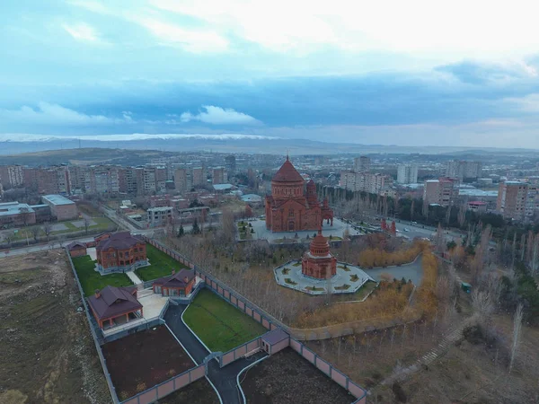 Iglesia Hovhannes Ciudad Abovyan Armenia — Foto de Stock