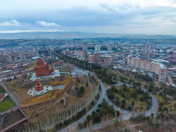 Iglesia Hovhannes Ciudad Abovyan Armenia — Foto de Stock