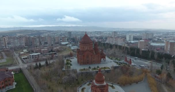 Hovhannes Church Abovyan City Armenia — Stock Video