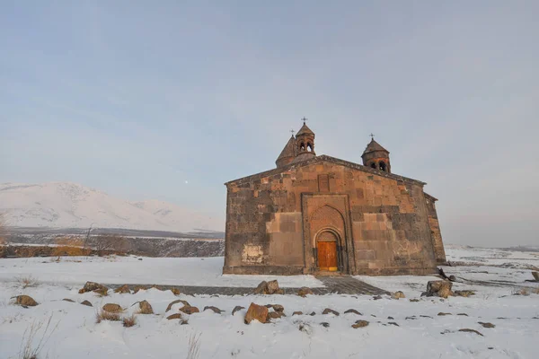 Mosteiro Saghmosavank Perto Desfiladeiro Rio Kassakh Arménia — Fotografia de Stock