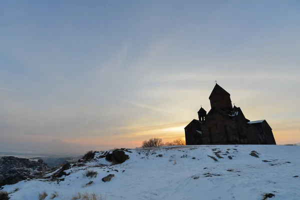 Monasterio Saghmosavank Cerca Garganta Del Río Kassakh Armenia — Foto de Stock