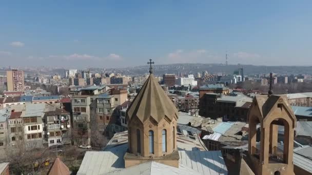 Saint Sarkis Katedrali Erivan Ermenistan — Stok video