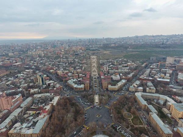 Blick Auf Die Stadt Jerewan — Stockfoto