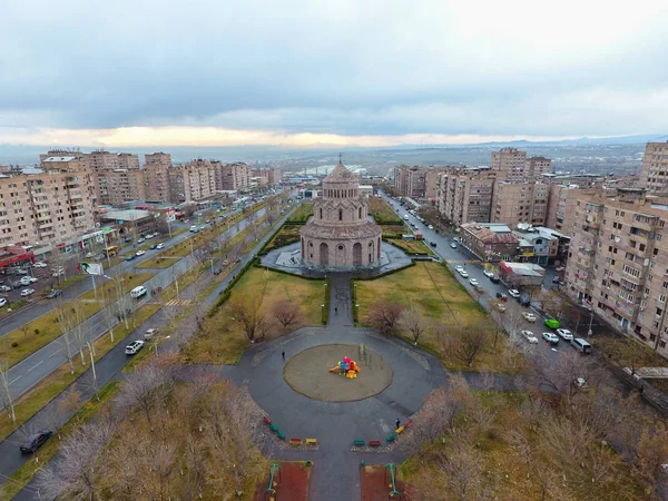 Die Heilige Dreifaltigkeitskirche Eriwan Armenien — Stockfoto