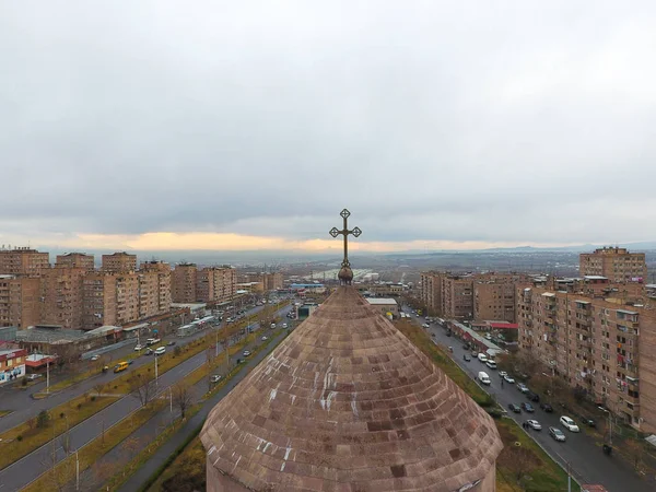 Die Heilige Dreifaltigkeitskirche Eriwan Armenien — Stockfoto