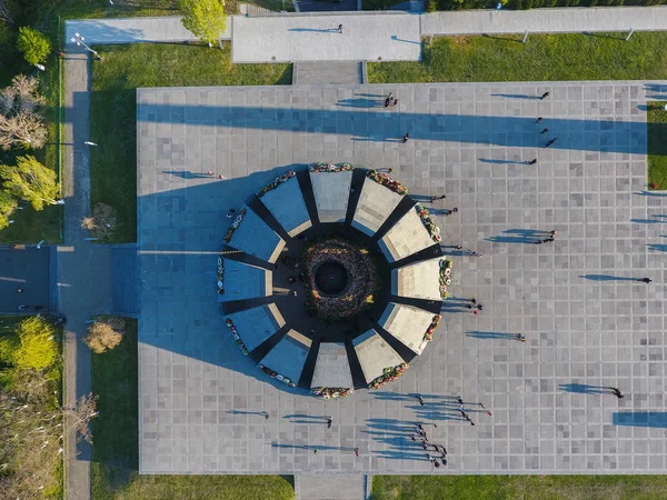 Armeniska Folkmordet Memorial Monument Yerevan — Stockfoto