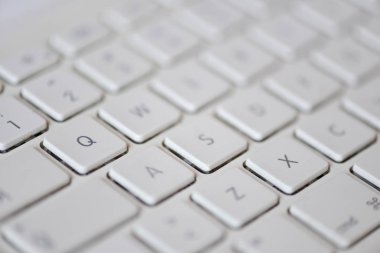 qwerty Klavye yakın çekim