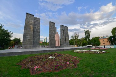 Yerevan şehrinin manzarası