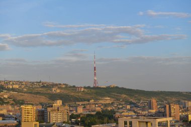 Yerevan şehrinin manzarası