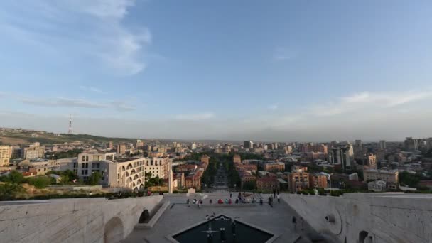 Vista Para Cidade Yerevan — Vídeo de Stock