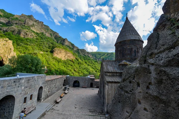 Biara Geghard Provinsi Kotayk Armenia — Stok Foto