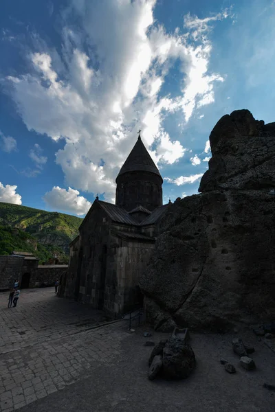 Mosteiro Geghard Província Kotayk Armênia — Fotografia de Stock