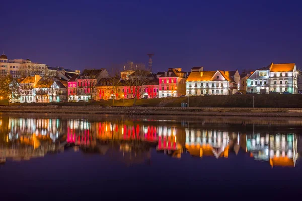 Minsk old city at night, Belarus