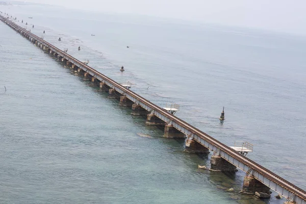 Pamban Bridge is a railway bridge which connects the town of Rameswaram on Pamban Island to mainland India. Bridge Indira Gandhi