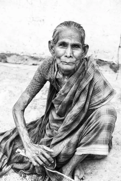 Pondichery Puducherry Tamil Nadu Indien September 2017 Portrait Einer Nicht — Stockfoto