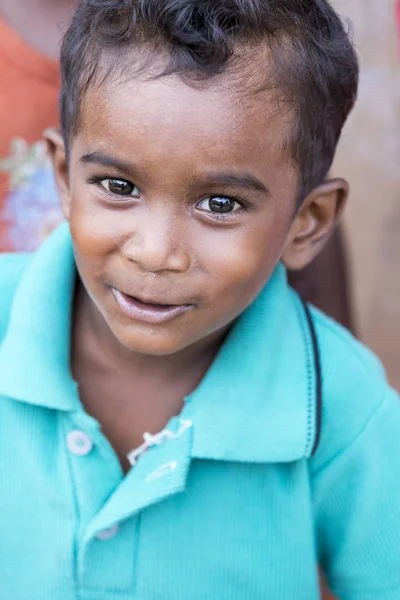 Pondichery Puducherry Tamil Nadu India Setembro Circa 2017 Retrato Indiana — Fotografia de Stock