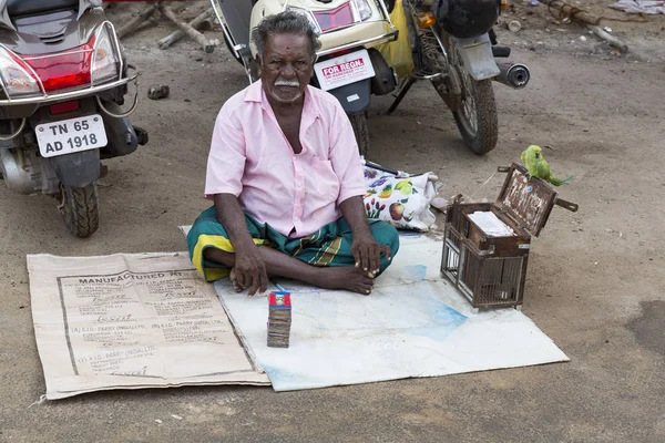 Рамешварам Тамил Наду Индия Марш Сирка 2018 Портрет Неизвестного Бездомного — стоковое фото